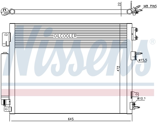 Condenseur, climatisation NISSENS 940706