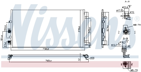 Condenseur, climatisation NISSENS 941206