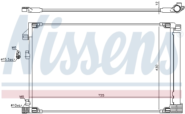 Condenseur, climatisation NISSENS 941217