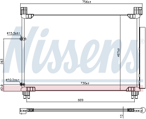 Condenseur, climatisation NISSENS 941147