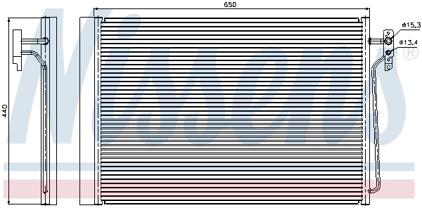 Condenseur, climatisation NISSENS 940045