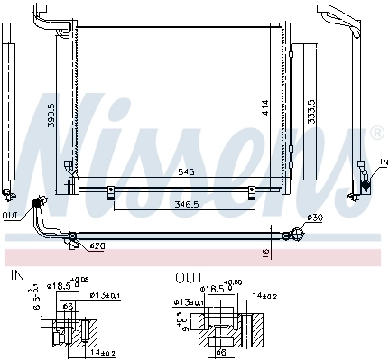 Condenseur, climatisation NISSENS 941093