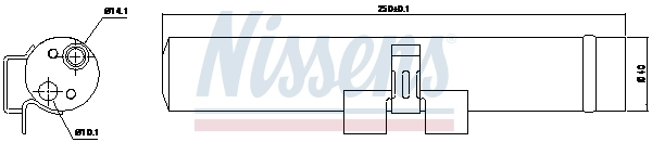 Filtre déshydratant, climatisation NISSENS 95516