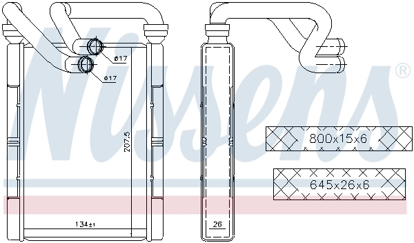 Système de chauffage NISSENS 707094