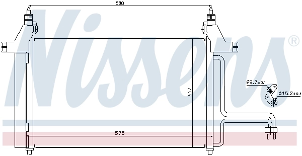 Condenseur, climatisation NISSENS 94610