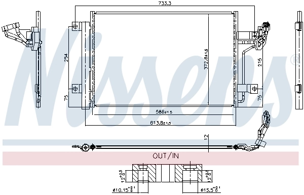 Condenseur, climatisation NISSENS 940984