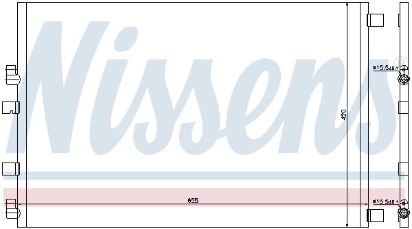 Condenseur, climatisation NISSENS 940152