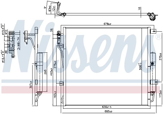 Condenseur, climatisation NISSENS 940407