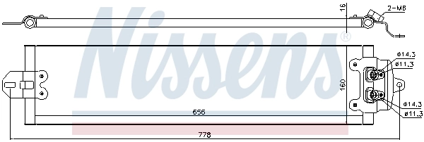 Radiateur d'huile de boîte automatique NISSENS 90617