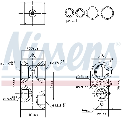 Détendeur, climatisation NISSENS 999422