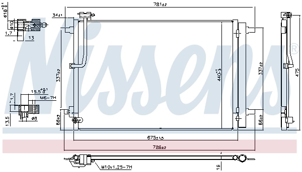Condenseur, climatisation NISSENS 941077