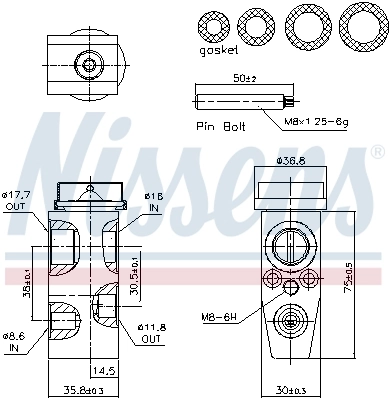 Détendeur, climatisation NISSENS 999483