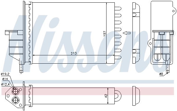 Système de chauffage NISSENS 71450