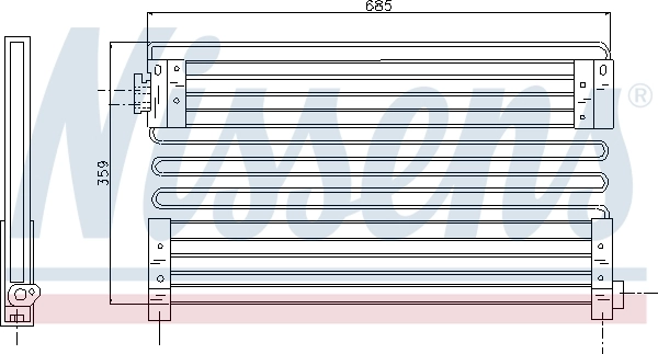 Condenseur, climatisation NISSENS 94388