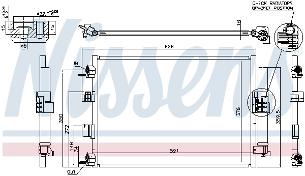 Condenseur, climatisation NISSENS 940463