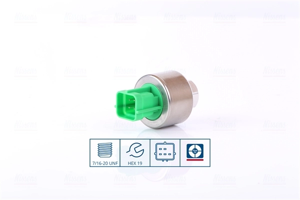 Pressostat, climatisation NISSENS 301127