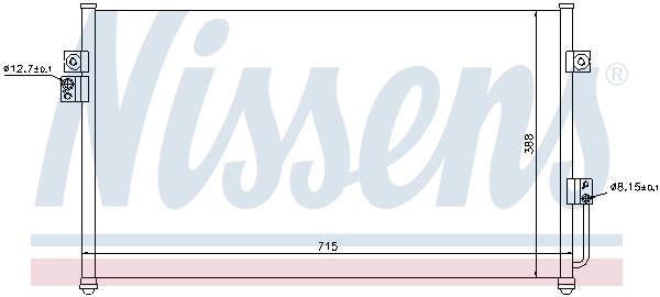 Condenseur, climatisation NISSENS 94634