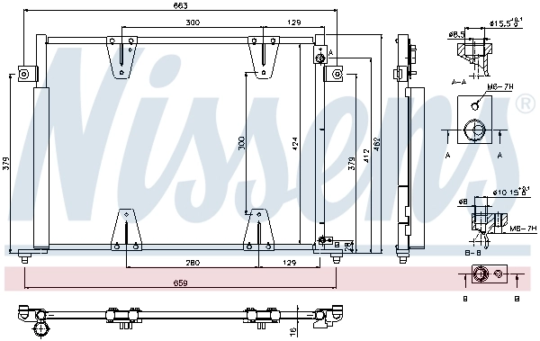 Condenseur, climatisation NISSENS 940373