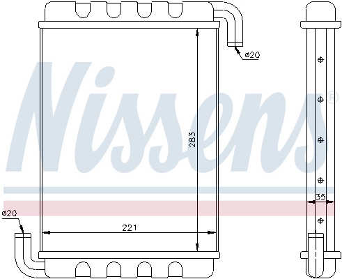 Système de chauffage NISSENS 75000