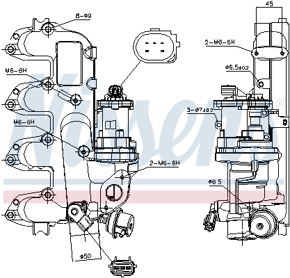 Vanne EGR NISSENS 98239