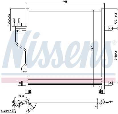 Condenseur, climatisation NISSENS 940323