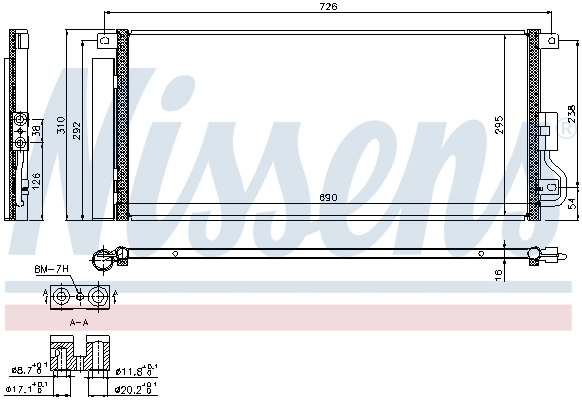 Condenseur, climatisation NISSENS 940390