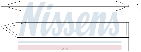 Filtre déshydratant, climatisation NISSENS 95348