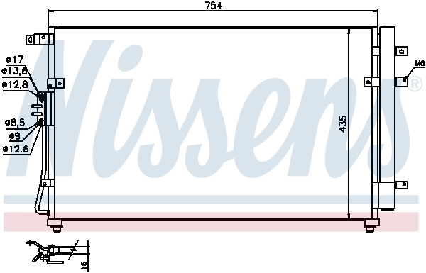 Condenseur, climatisation NISSENS 940269