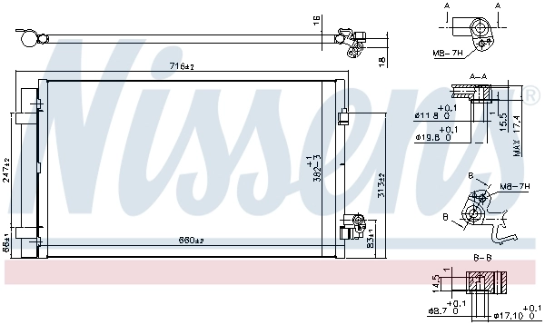 Condenseur, climatisation NISSENS 940750