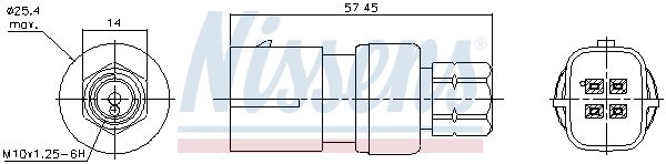 Датчик тиску кондиціонера Valeo (301002)