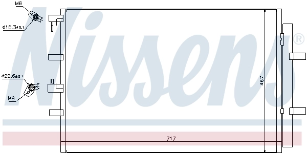 Condenseur, climatisation NISSENS 940330
