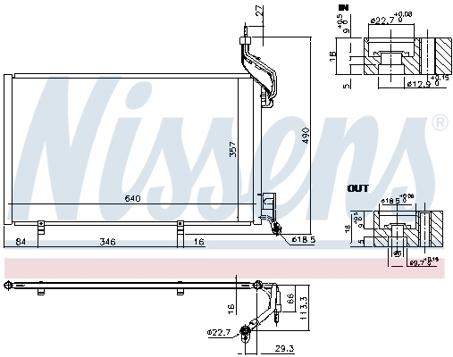 Condenseur, climatisation NISSENS 940410