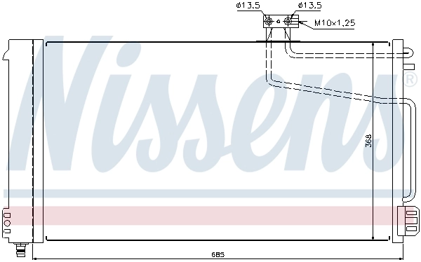 Condenseur, climatisation NISSENS 940145