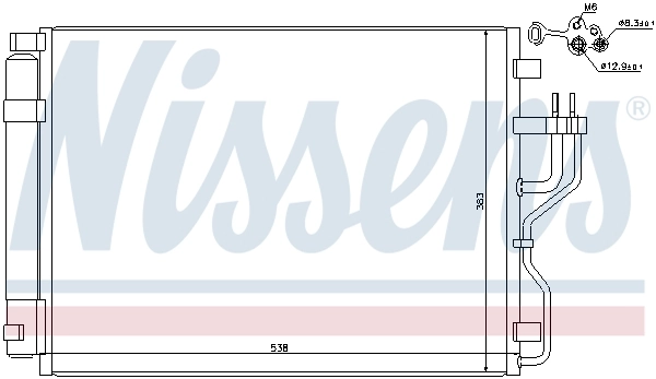 Condenseur, climatisation NISSENS 940207