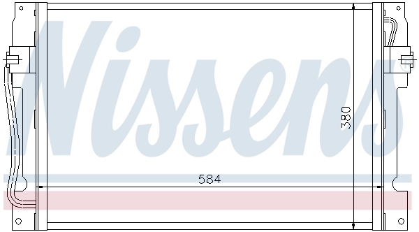 Condenseur, climatisation NISSENS 94182
