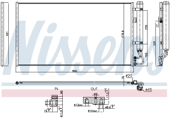 Condenseur, climatisation NISSENS 940900