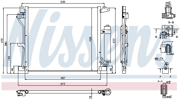 Condenseur, climatisation NISSENS 940337