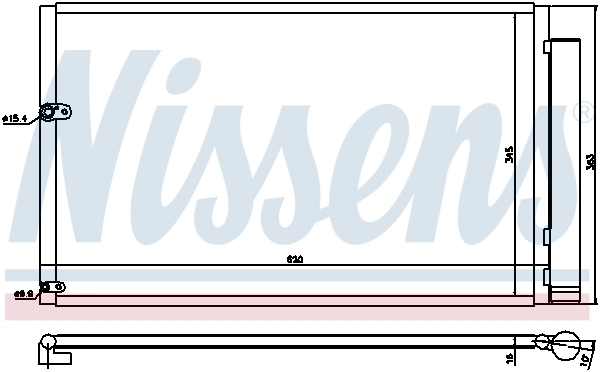 Condenseur, climatisation NISSENS 940047