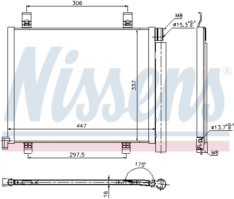 Condenseur, climatisation NISSENS 940254