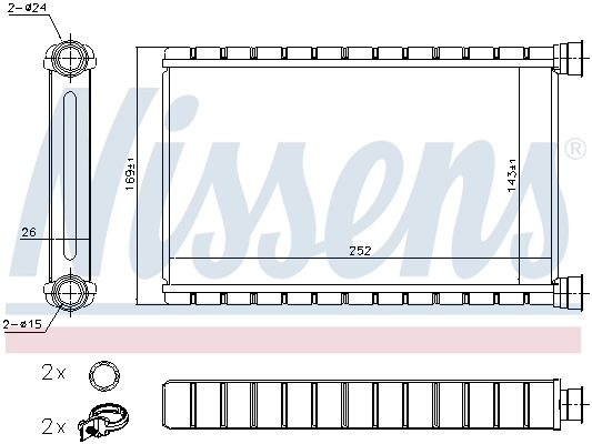 Système de chauffage NISSENS 70527