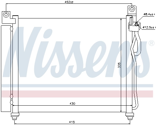 Condenseur, climatisation NISSENS 94828