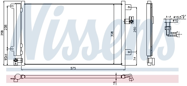 Condenseur, climatisation NISSENS 940292