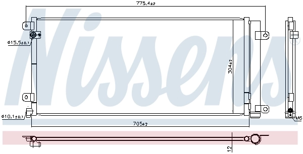 Condenseur, climatisation NISSENS 941224
