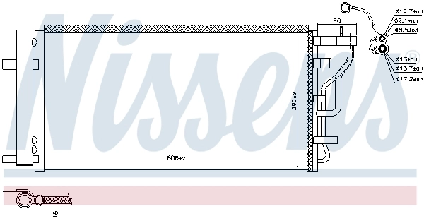 Condenseur, climatisation NISSENS 941131