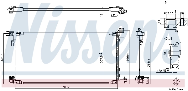 Condenseur, climatisation NISSENS 940970