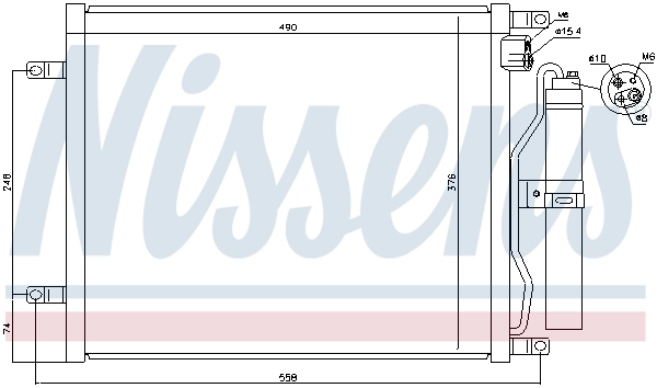Condenseur, climatisation NISSENS 940069