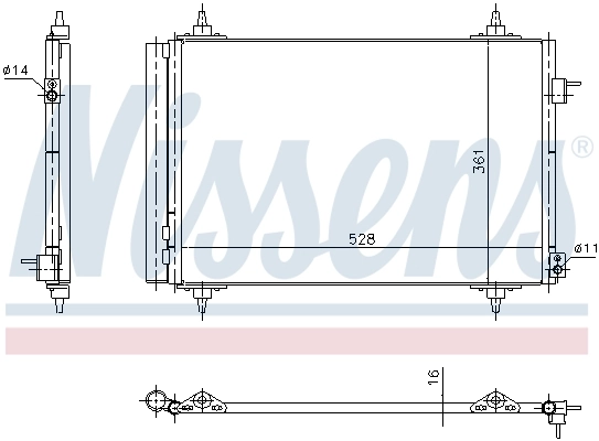 Condenseur, climatisation NISSENS 940438