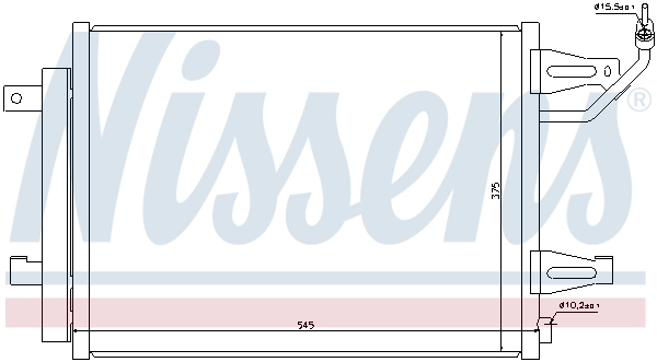 Condenseur, climatisation NISSENS 940067