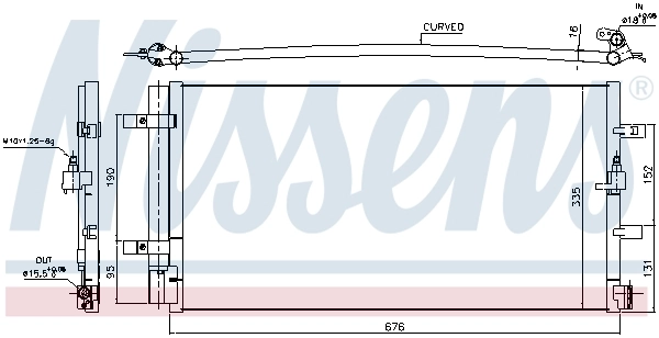 Condenseur, climatisation NISSENS 940430