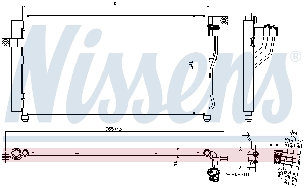 Condenseur, climatisation NISSENS 940360